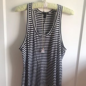 J crew racerback cotton tank dress